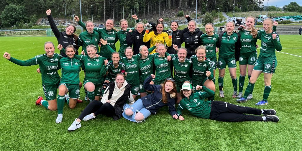 Bilde damelaget juni 2022