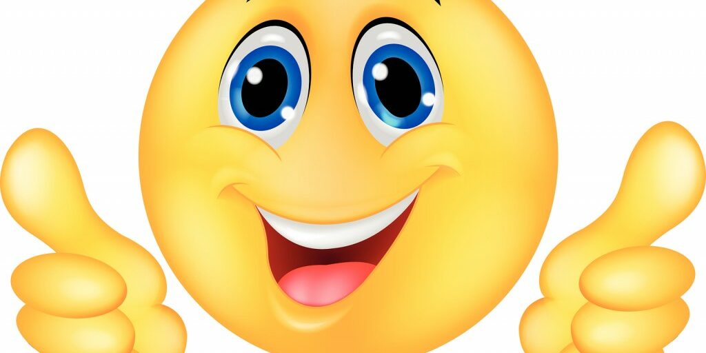 Skjermbilde tommel opp